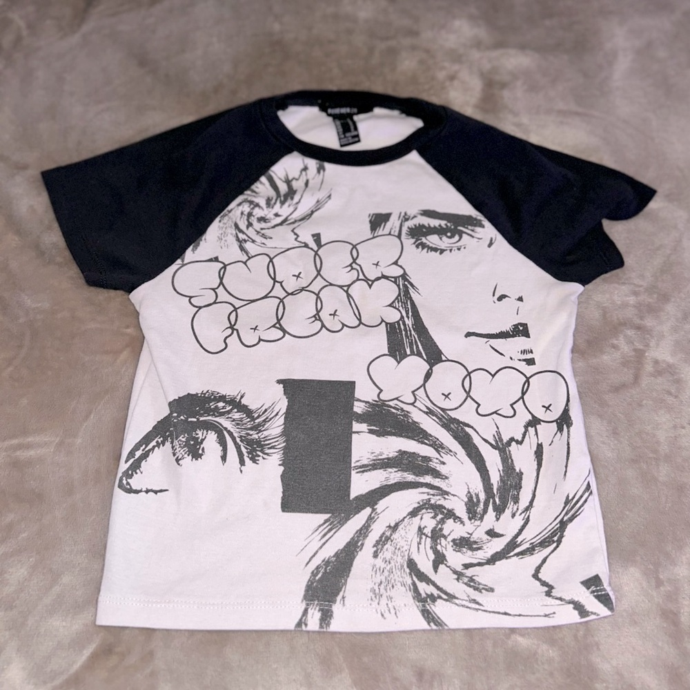Forever 21 ~ Super Freak XOXO Women’s Cotton Stretch Tee T-Shirt ~ Size SM